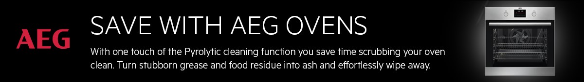 AEG ovens banner.